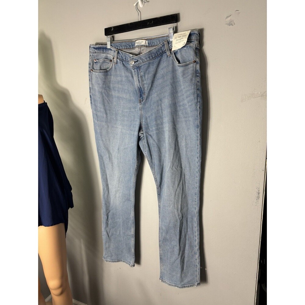 Abercrombie & Fitch Womens Jeans - 90s Slim Straight Ultra High Rise 35/20R
